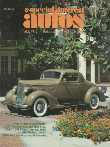 SPECIAL-INTEREST AUTOS 1982 FEB #67 - FALCON V8,100-M,'37 PACKARD 6,67 ELDORADO